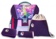 koln batohov set Flowers fialov 4 - dln - zvtit obrzek