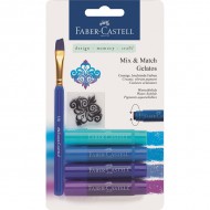 Pigmentov tyinky Faber-Castell GELATOS / modr - zvtit obrzek