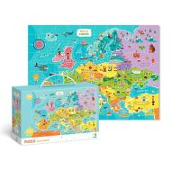 Puzzle mapa Evropy 100 d�lk� v krabi�ce