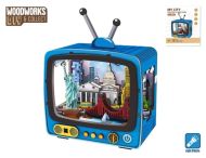 D�ev�n� stavebnice Woodworks New York se sv�tlem, 78 ks