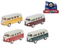 Autobus Volkswagen 1:32 13cm kov, zptn chod, 4 barvy - zvtit obrzek