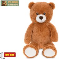 Plush Friends Medvd plyov tmav hnd, 80cm - zvtit obrzek