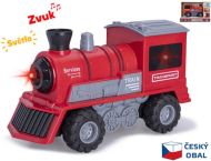 Lokomotiva erven 22,5cm na setrvank, se svtlem a zvukem - zvtit obrzek