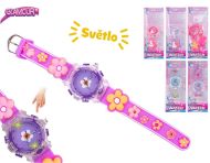 Glamour hodinky nramkov analogov dv na baterie se svtlem, 6 druh v krabice - zvtit obrzek