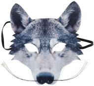 Maska zv��ec� Vlk s vousy - d�tsk� l�tkov� �krabo�ka - zv�t�it obr�zek