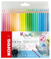 Pastelky Kolores Pastel trojhrann/24