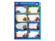 Samolepky na seity 8ks - modr