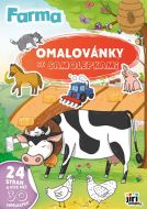 Omalov�nky A4 se samolepkami Farma