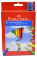Pastelky Junior grip Triangular 30 ks - zvtit obrzek