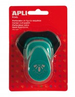 Drovaka rohu - motiv polovina kvtiny, 25,4 mm, na papr - APLI - zvtit obrzek