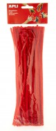 Modelovac drtky 30 cm, erven, 50 ks 