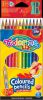 koln trojhrann pastelky Colorino, 12b+oboustr. stbrn, zlat