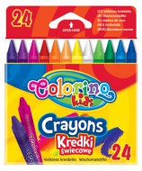 Voskovky kulat 24 barev Colorino