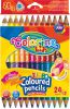 Pastelky trojhrann Jumbo oboustrann, 24 barev