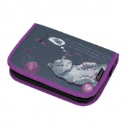 Dv koln penl Bagmaster kotko Case Galaxy 9 A Gray / Violet - zvtit obrzek