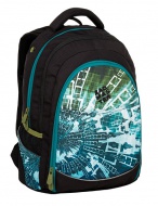 Studentsk batoh Bagmaster Digital 9 B Blue / Green / Black - zvtit obrzek