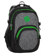Studentsk batoh Matrix 8 b Black / Gray / Green - zvtit obrzek