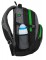 Studentsk batoh Matrix 8 b Black / Gray / Green 