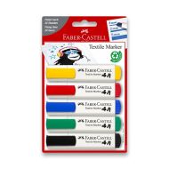 Popisovae na textil Faber-Castell 5 zkladnch barev - zvtit obrzek