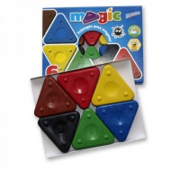 Sada voskovch pastelek MAGIC BASIC, 6 ks