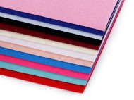 L�tkov� dekorativn� pls� / filc 20x30 cm 5 mix, 12 ks - zv�t�it obr�zek