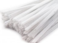 Chlupat drtky na tvoen 6 mm dlka cca 30 cm 7 bl, 20 ks - zvtit obrzek