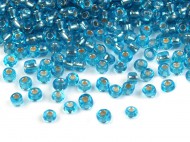 Rokajl 8/0 - 3 mm s pr�tahem 23 modr� azuro, 50 g - zv�t�it obr�zek