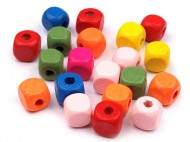 Devn korlky kostka 10x10 mm 2. jakost mix, 20 g - zvtit obrzek
