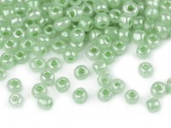 Rokajl 5/0 - 4,5 mm perle�ov�, nepr�hledn� 154 mint, 50 g - zv�t�it obr�zek