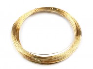 Dr�t m�d�n�, lakovan� 0,3 mm 2 zlat�, 1 ks - zv�t�it obr�zek